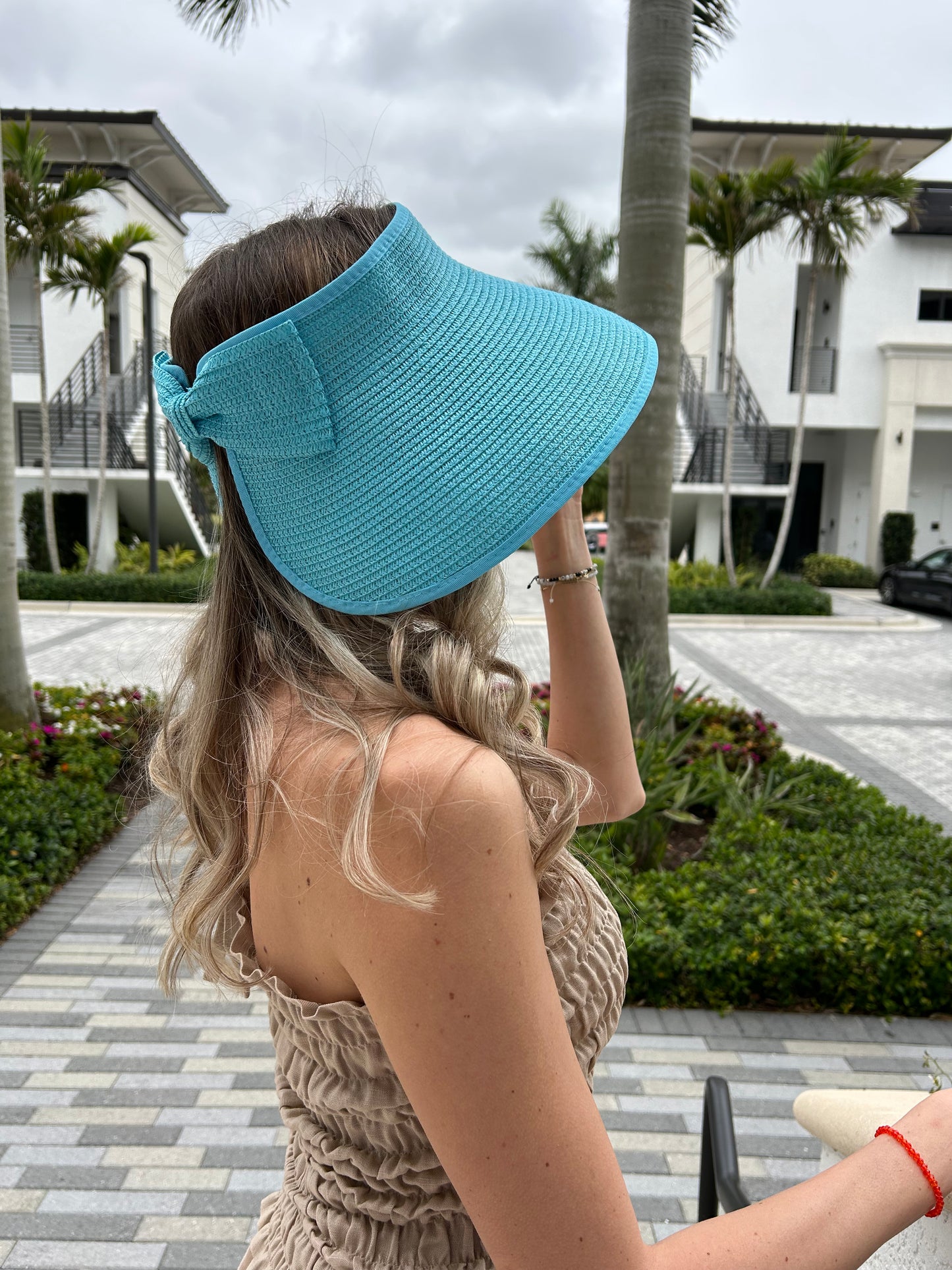 Straw Hat with a Bow