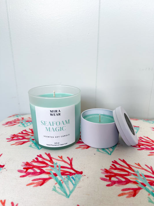 Seafoam Magic Scented Soy Candle 4oz