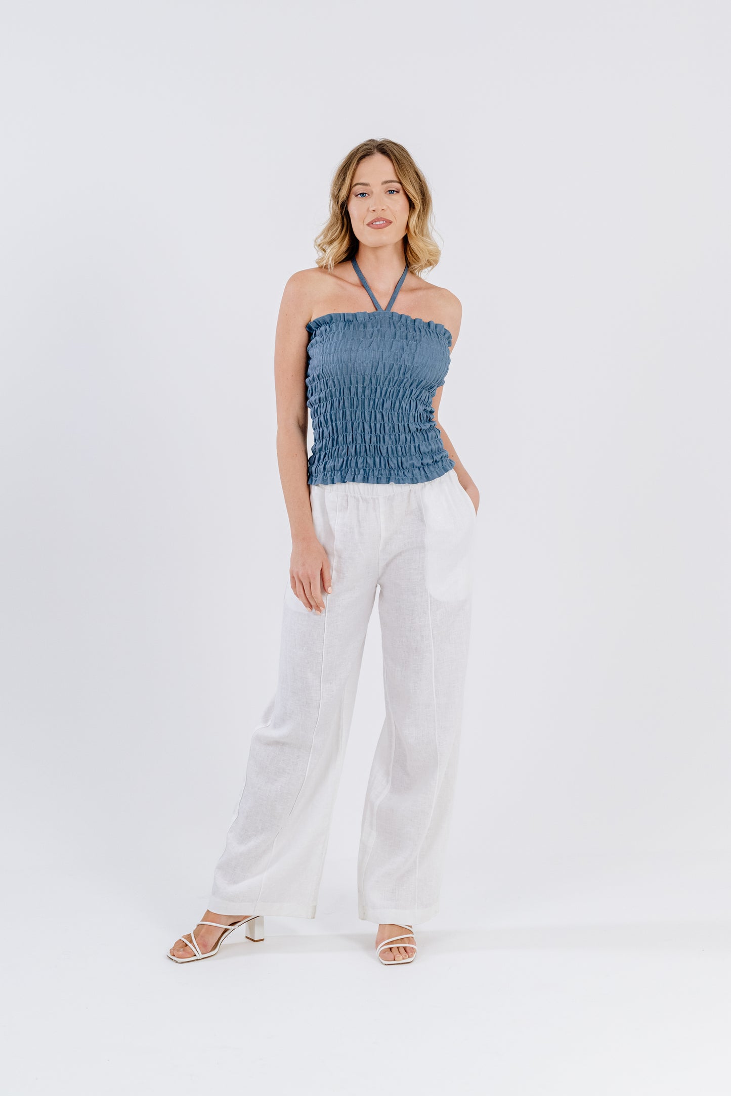White Linen Pants