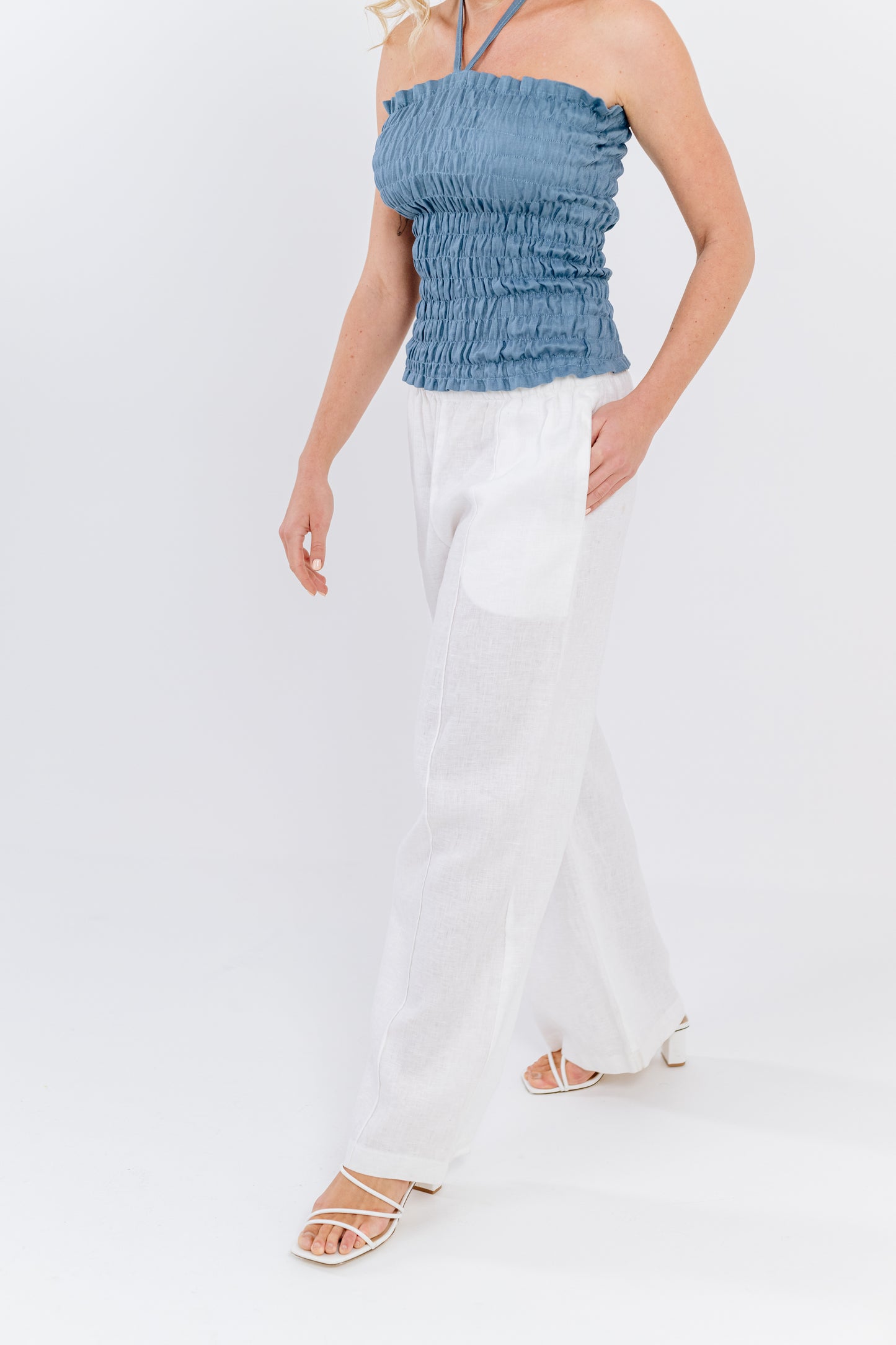 White Linen Pants