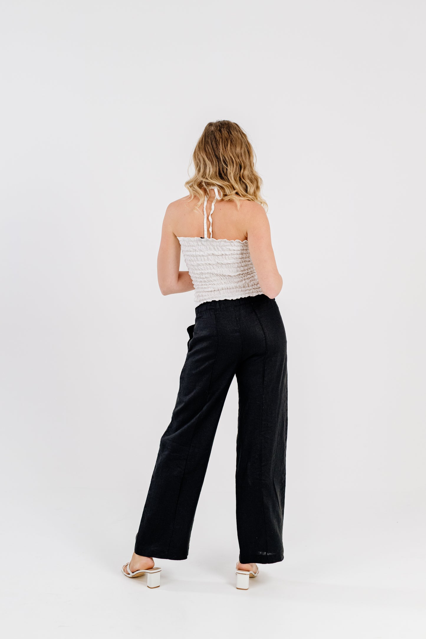 Black Linen Pants