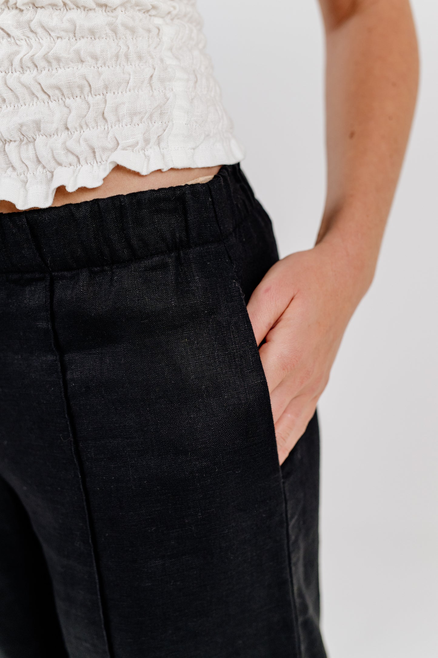 Black Linen Pants